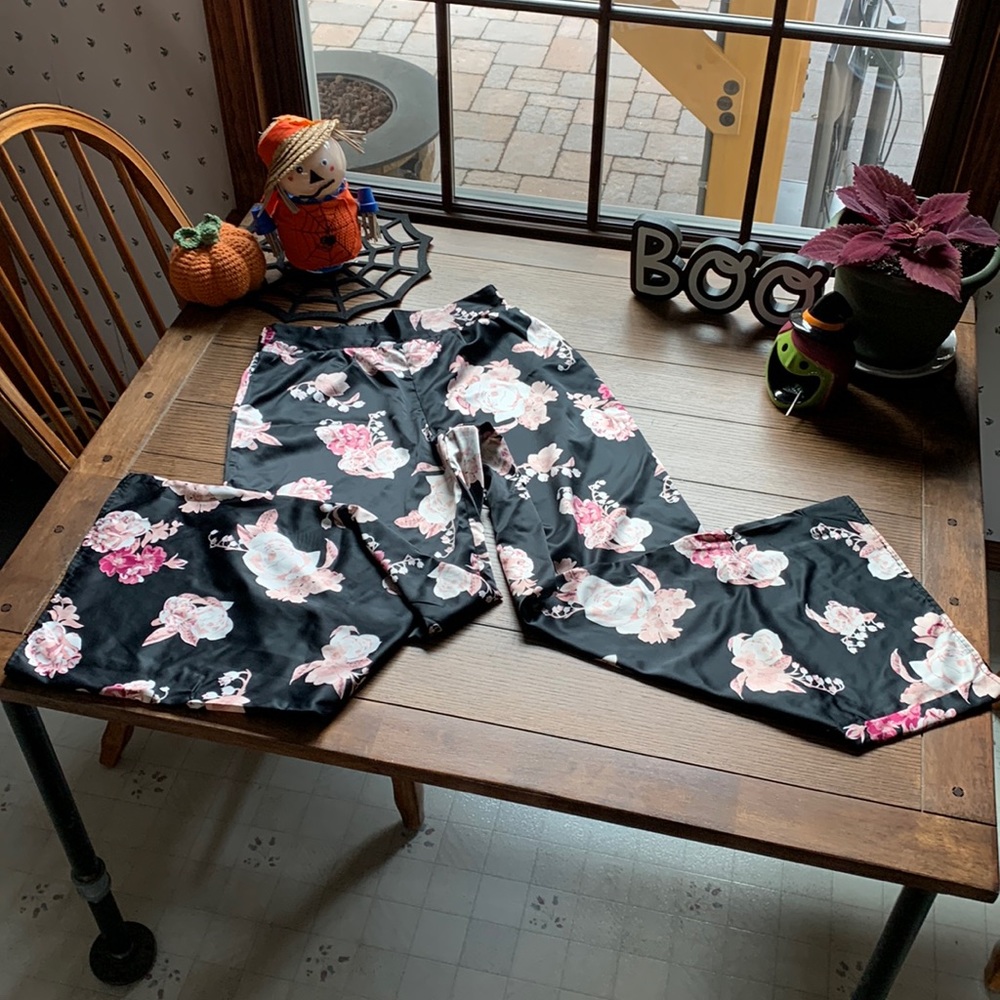 Wide leg dress pants
